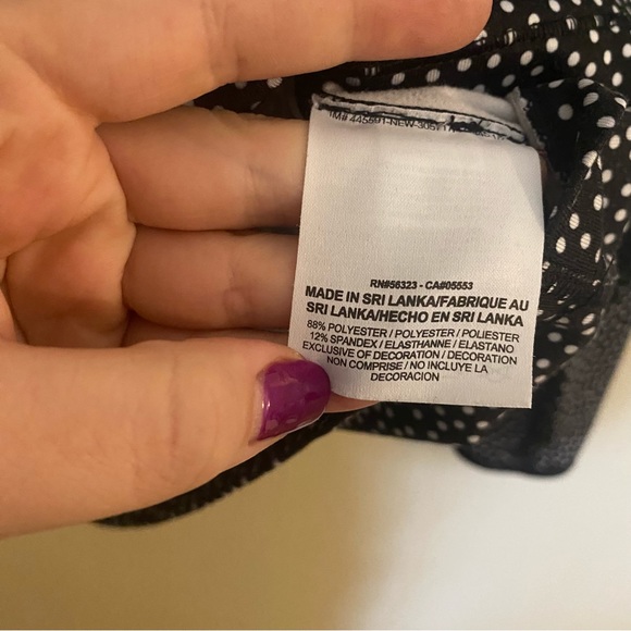 Nike Polka Dot Half Zip Athletic Top L - Picture 3 of 4